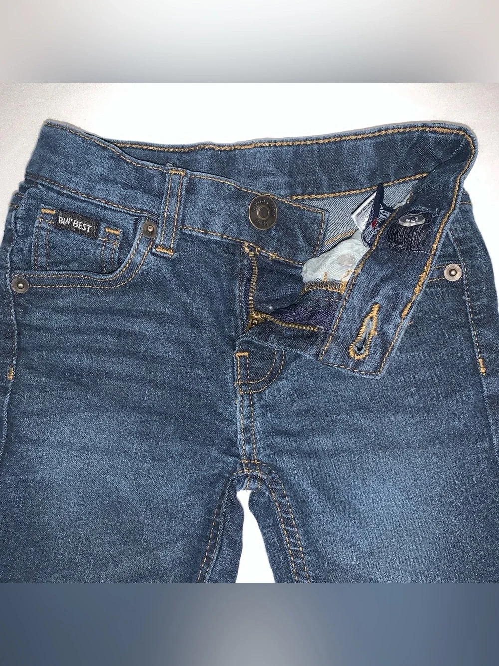 Boys Dark Blue Denim Shorts Size 3t